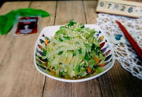 面筋拌佛手瓜可以吃吗视频,家常美味新尝试