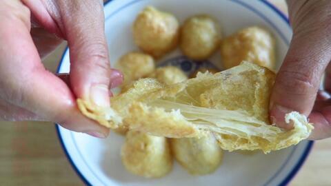 面筋拌佛手瓜可以吃吗视频,家常美味新尝试